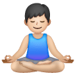 Homme Dans La Posture Du Lotus: Peau Claire Homme Dans La Posture Du Lotus: Peau Claire