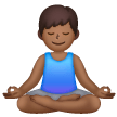Homme Dans La Posture Du Lotus: Peau Moyennement Foncée Homme Dans La Posture Du Lotus: Peau Moyennement Foncée