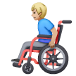 Homme En Fauteuil Roulant Manuel: Peau Moyennement Claire Homme En Fauteuil Roulant Manuel: Peau Moyennement Claire