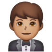 Homme En Smoking: Peau Moyenne Homme En Smoking: Peau Moyenne
