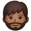 Homme: Peau Moyennement Foncée, Barbe Homme: Peau Moyennement Foncée, Barbe