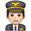 Pilote Homme: Peau Claire Pilote Homme: Peau Claire