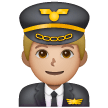 Pilote Homme: Peau Moyennement Claire Pilote Homme: Peau Moyennement Claire
