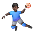 Handballeur: Peau Foncée Handballeur: Peau Foncée