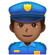 Policier: Peau Moyennement Foncée Policier: Peau Moyennement Foncée