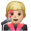 Chanteur: Peau Moyennement Claire Chanteur: Peau Moyennement Claire