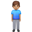 Homme Debout: Peau Moyenne Homme Debout: Peau Moyenne
