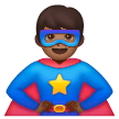 Super-Héros Homme: Peau Moyennement Foncée Super-Héros Homme: Peau Moyennement Foncée