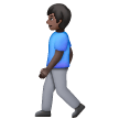 Homme Qui Marche: Peau Foncée Homme Qui Marche: Peau Foncée