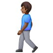 Homme Qui Marche: Peau Moyennement Foncée Homme Qui Marche: Peau Moyennement Foncée