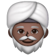 Homme En Turban: Peau Foncée Homme En Turban: Peau Foncée
