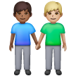 Deux Hommes Se Tenant La Main: Peau Moyennement Foncée, Peau Moyennement Claire Deux Hommes Se Tenant La Main: Peau Moyennement Foncée, Peau Moyennement Claire
