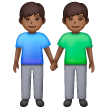 Deux Hommes Se Tenant La Main: Peau Moyennement Foncée Deux Hommes Se Tenant La Main: Peau Moyennement Foncée