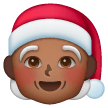 Personne Noël: Peau Moyennement Foncée Personne Noël: Peau Moyennement Foncée