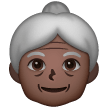 Femme Âgée: Peau Foncée Femme Âgée: Peau Foncée