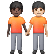 Deux Personnes Se Tenant La Main: Peau Foncée, Peau Claire Deux Personnes Se Tenant La Main: Peau Foncée, Peau Claire