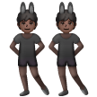 Personnes Avec Des Oreilles De Lapin: Peau Foncée Personnes Avec Des Oreilles De Lapin: Peau Foncée