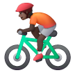 Cycliste: Peau Foncée Cycliste: Peau Foncée