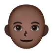 Personne: Peau Foncée, Chauve Personne: Peau Foncée, Chauve