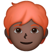 Personne: Peau Foncée, Cheveux Roux Personne: Peau Foncée, Cheveux Roux