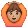 Personne Faisant Un Geste D’Acceptation: Peau Moyenne Personne Faisant Un Geste D’Acceptation: Peau Moyenne