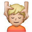 Personne Qui Se Fait Masser: Peau Moyennement Claire Personne Qui Se Fait Masser: Peau Moyennement Claire