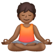 Personne Dans La Posture Du Lotus: Peau Moyennement Foncée Personne Dans La Posture Du Lotus: Peau Moyennement Foncée