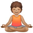 Personne Dans La Posture Du Lotus: Peau Moyenne Personne Dans La Posture Du Lotus: Peau Moyenne