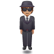 Personne En Costume En Lévitation: Peau Moyenne Personne En Costume En Lévitation: Peau Moyenne