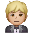 Personne En Smoking: Peau Moyennement Claire Personne En Smoking: Peau Moyennement Claire