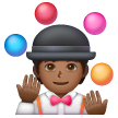 Personne Qui Jongle: Peau Moyennement Foncée Personne Qui Jongle: Peau Moyennement Foncée