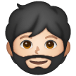 Personne: Peau Claire, Barbe Personne: Peau Claire, Barbe