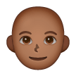 Personne: Peau Moyennement Foncée, Chauve Personne: Peau Moyennement Foncée, Chauve
