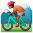 Personne En VTT: Peau Moyennement Foncée Personne En VTT: Peau Moyennement Foncée