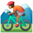 Personne En VTT: Peau Moyenne Personne En VTT: Peau Moyenne