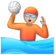 Personne Jouant Au Water-Polo: Peau Moyennement Claire Personne Jouant Au Water-Polo: Peau Moyennement Claire
