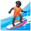 Personne Faisant Du Surf: Peau Foncée Personne Faisant Du Surf: Peau Foncée