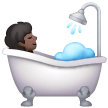 Personne Prenant Un Bain: Peau Foncée Personne Prenant Un Bain: Peau Foncée