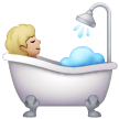 Personne Prenant Un Bain: Peau Moyennement Claire Personne Prenant Un Bain: Peau Moyennement Claire