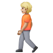 Personne Qui Marche: Peau Moyennement Claire Personne Qui Marche: Peau Moyennement Claire