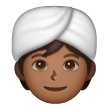 Personne En Turban: Peau Moyennement Foncée Personne En Turban: Peau Moyennement Foncée