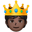 Personne Avec Couronne: Peau Foncée Personne Avec Couronne: Peau Foncée