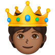 Personne Avec Couronne: Peau Moyennement Foncée Personne Avec Couronne: Peau Moyennement Foncée