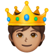 Personne Avec Couronne: Peau Moyenne Personne Avec Couronne: Peau Moyenne
