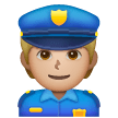 Policier: Peau Moyennement Claire Policier: Peau Moyennement Claire