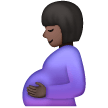 Femme Enceinte: Peau Foncée Femme Enceinte: Peau Foncée
