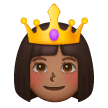 Princesse: Peau Moyennement Foncée Princesse: Peau Moyennement Foncée