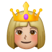 Princesse: Peau Moyennement Claire Princesse: Peau Moyennement Claire