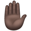 Main Levée: Peau Foncée Main Levée: Peau Foncée