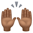 Mains Levées: Peau Moyennement Foncée Mains Levées: Peau Moyennement Foncée